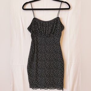 Floral Mesh Mini Dress - Forever 21